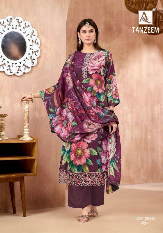 Alok suits tanzeem Wholesale dress materials supplier in surat